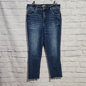 Kut from the Kloth Dark Blue Ankle Jeans